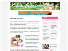 Tablet Screenshot of madresoltera.org